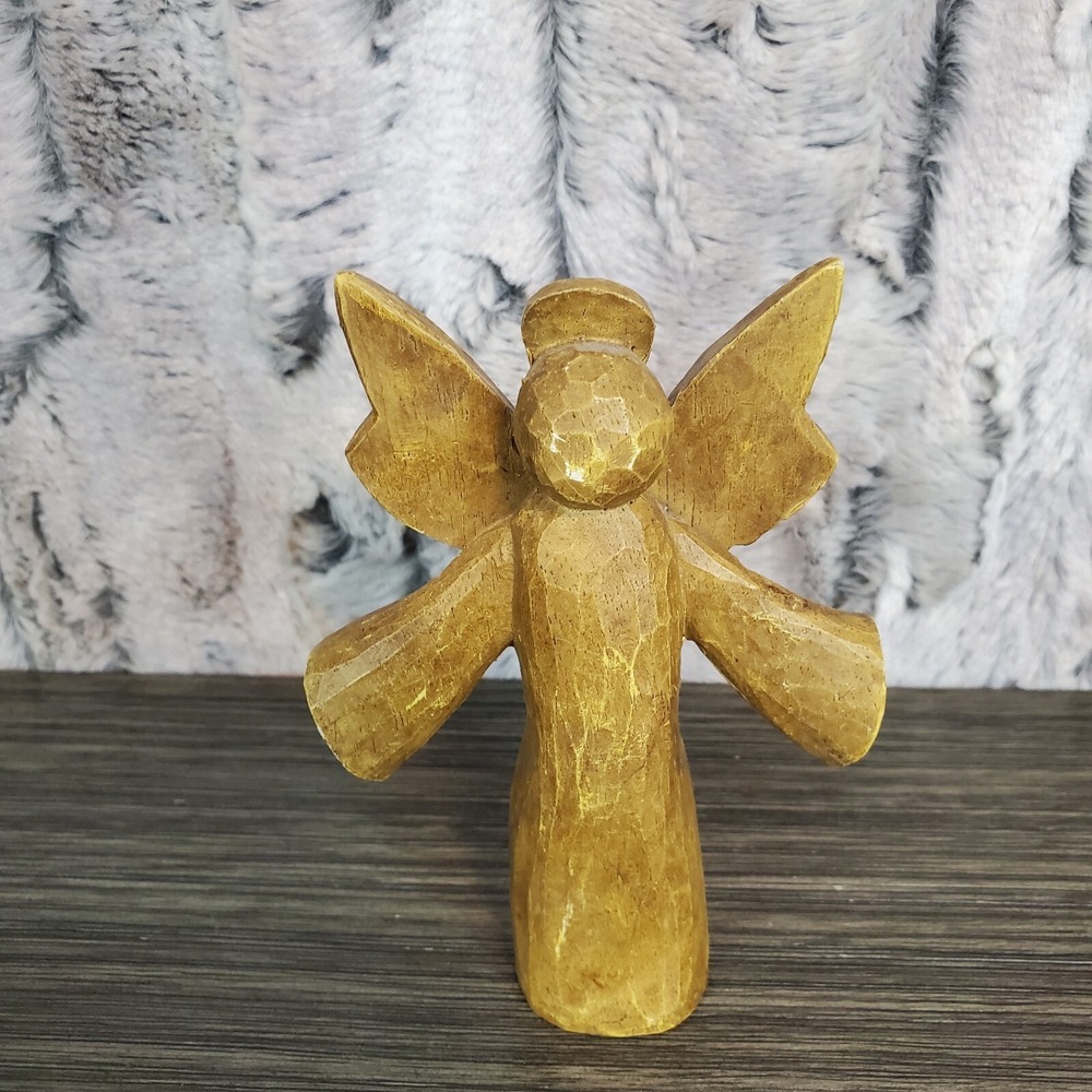 House Of Lloyd 1996 NATIVITY Replacement Angel - Resin,‎ Faux Carved Wood
